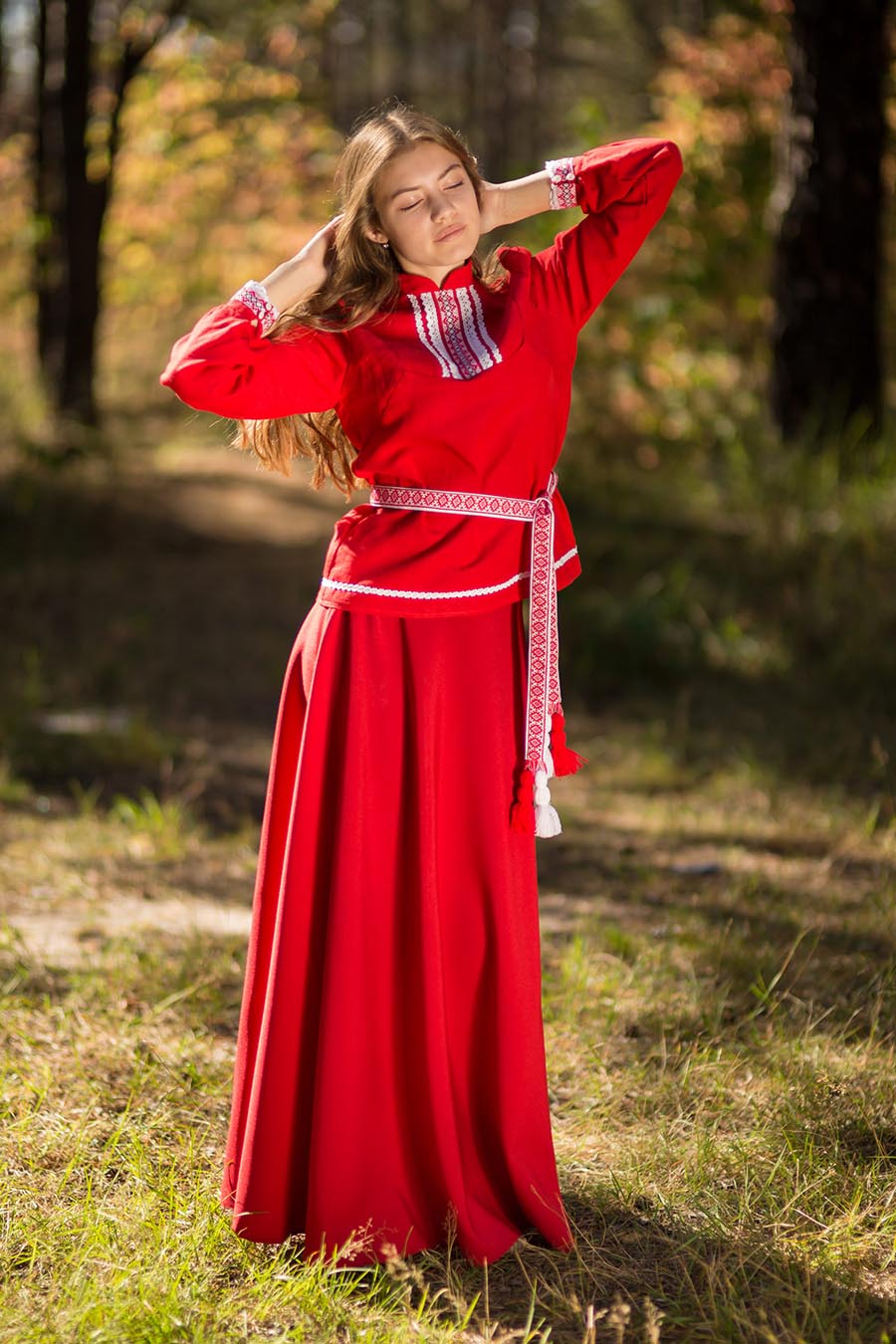 Underwear Women in Slavic costumes in Deyan